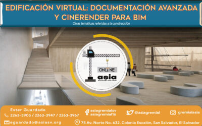 Edificación virtual: Documentación avanzada y Cinerender para BIM