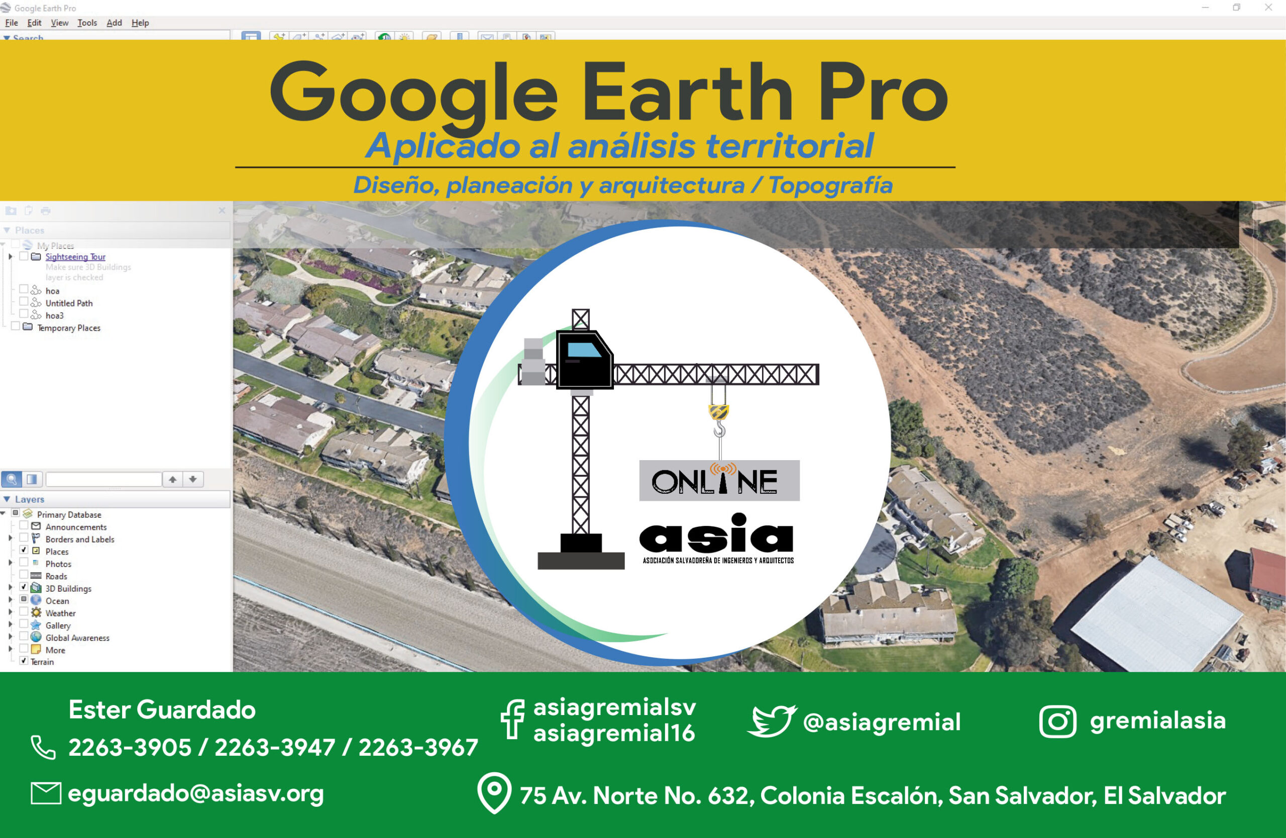 Google earth pro aplicado al análisis territorial