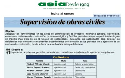 Supervisión de obras civiles