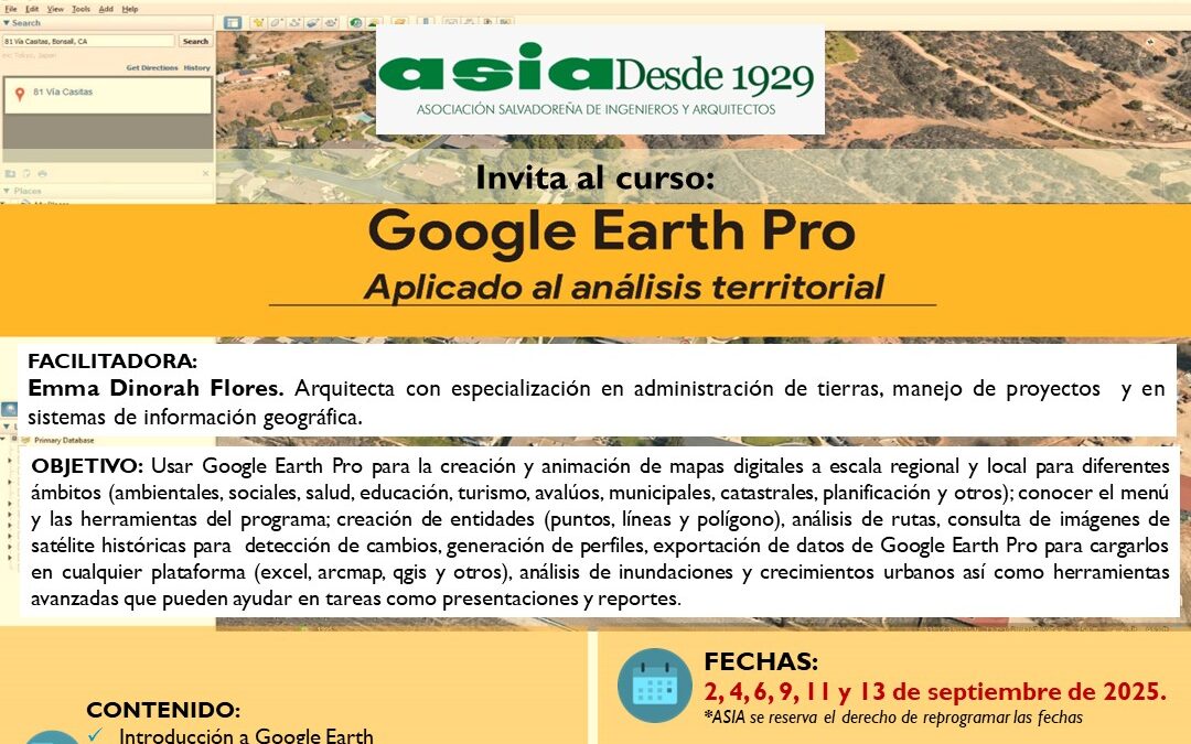 09/2025 Google earth pro aplicado al análisis territorial