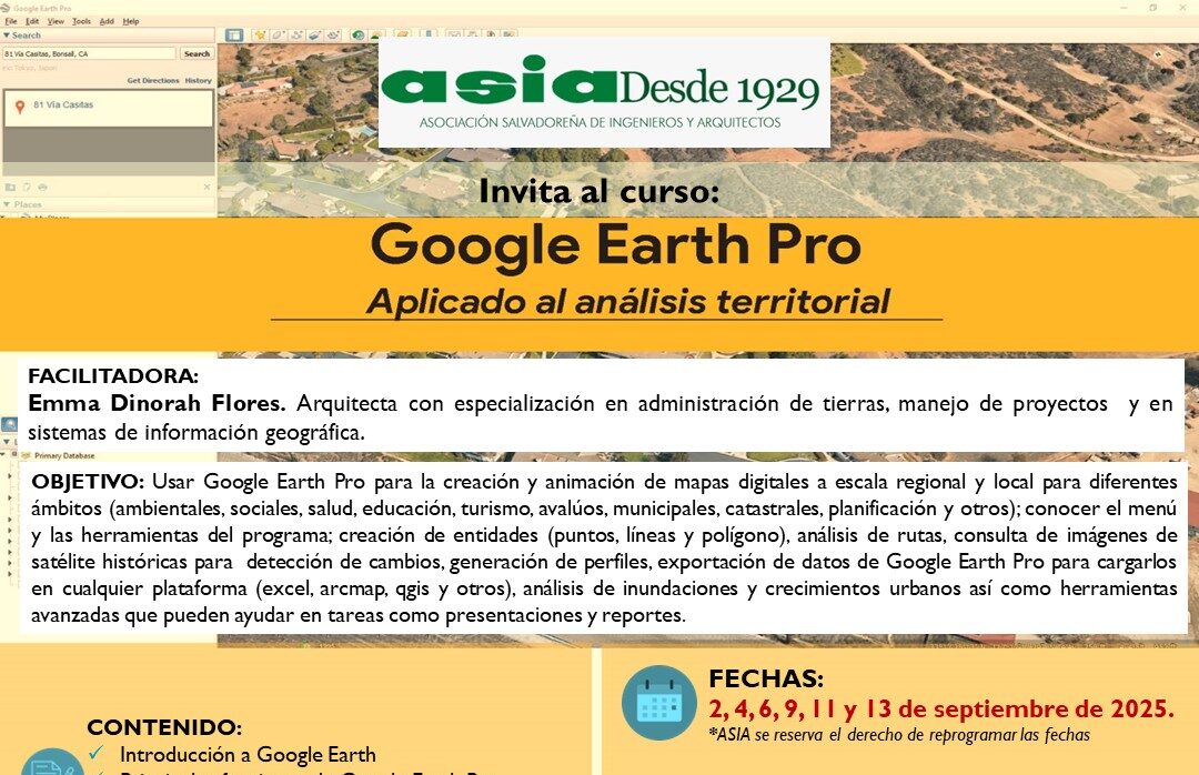 Google earth pro aplicado al análisis territorial