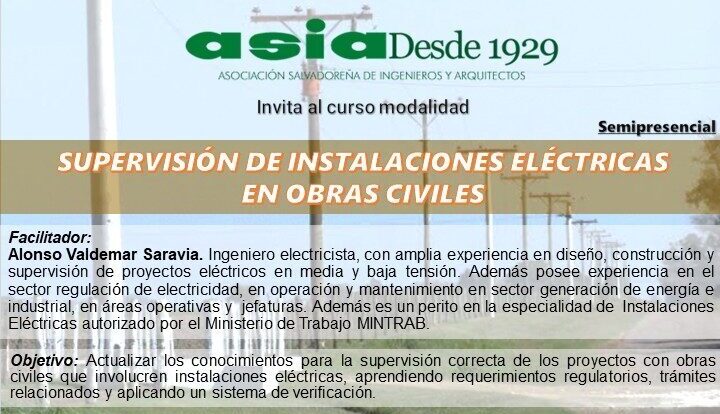 Supervisión de instalaciones eléctricas en obras civiles