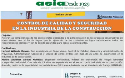 Control de calidad y seguridad en la industria de la construcción