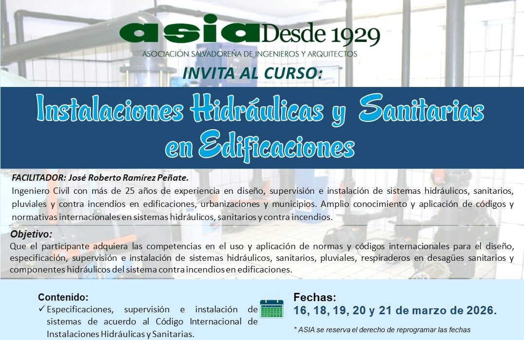 Instalaciones hidráulicas y sanitarias en edificaciones