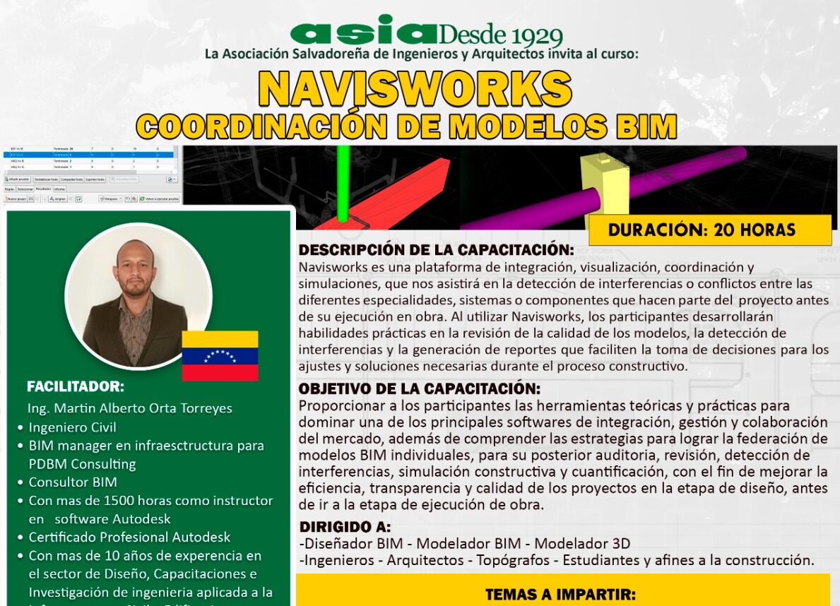 NavisWorks Coordinación de modelos BIM