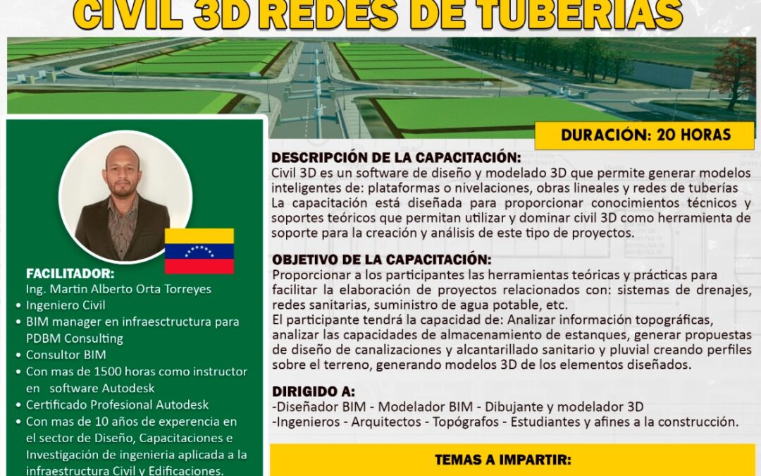 Civil 3D Redes de Tuberías