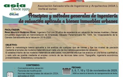 Principios y métodos generales de ingeniería de valuación aplicada a bienes inmuebles urbanos