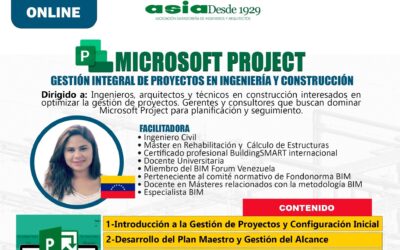 Microsoft project. Gestión integral de proyectos en ingeniería y construcción