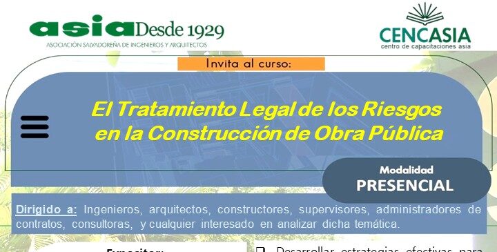 El Tratamiento Legal de los Riesgos en la Construcción de Obra Pública