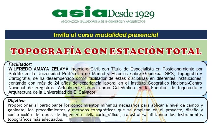 Topografía con estación total