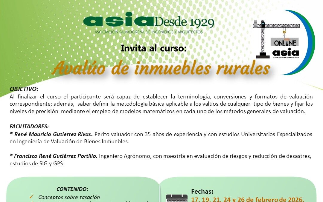 Avalúo de inmuebles rurales