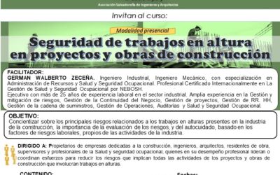 Seguridad de trabajos en altura en proyectos y obras de construcción