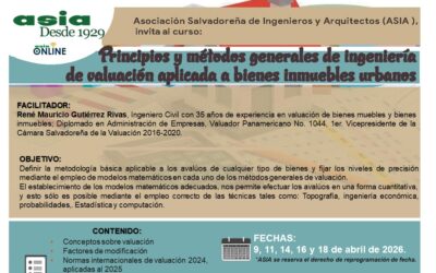 Principios y métodos generales de ingeniería de valuación aplicada a bienes inmuebles urbanos