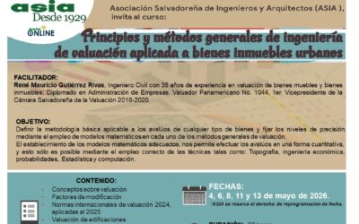 Principios y métodos generales de ingeniería de valuación aplicada a bienes inmuebles urbanos